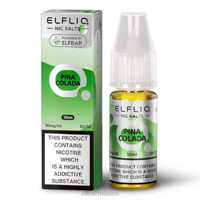 ELF BAR BC3500 Precio Sales de elfliq nic - piña colada - 10ml-10 mg/ml J40L175