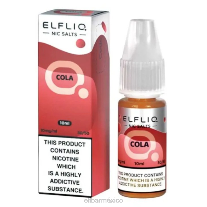 ELF BAR Mejores Sabores Sales de elfliq nic - cola - 10ml-20 mg/ml J40L195