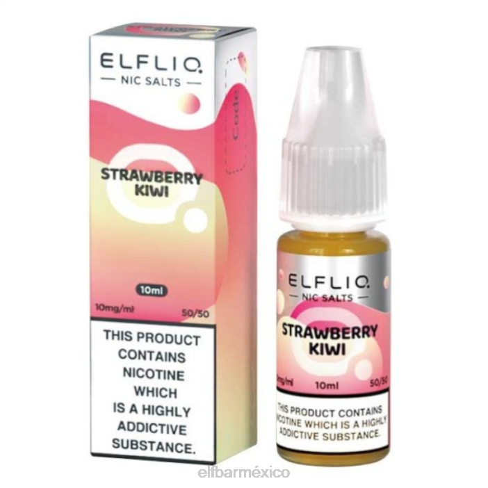 ELF BAR Sabores 10000 Sales de elfliq nic - kiwi fresa - 10ml-20 mg/ml J40L181