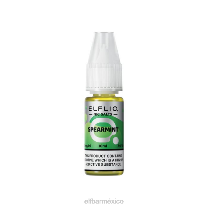 ELF BAR Sabores 10000 Sales nic de menta verde elfliq - 10 ml-10 mg/ml J40L207