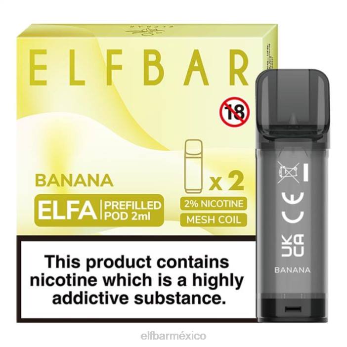 ELF BAR BC5000 Mexico cápsula precargada de elfa - 2 ml - 20 mg (paquete de 2) J40L113 cola de cereza