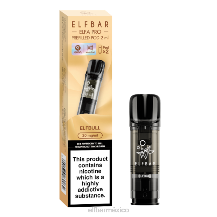 ELF BAR Sabores 4000 cápsulas precargadas elfa pro - 20 mg - paquete de 2 J40L101 elfo turbo