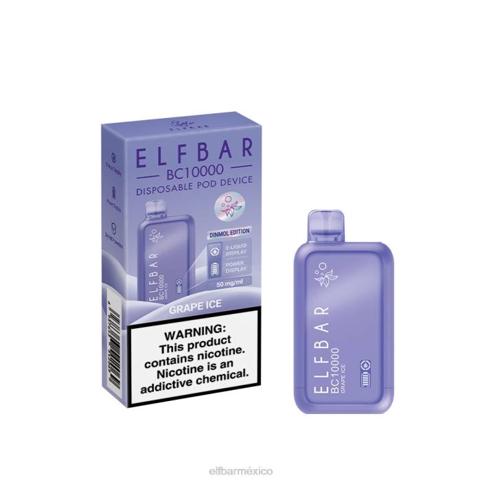 ELFBAR Mexico vape desechable nuevo bc10000 10000puffs J40L353 hielo de uva