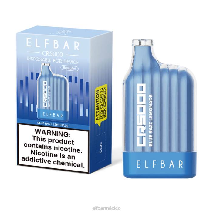 ELF BAR BC5000 Mexico El mejor sabor desechable vape cr5000 blue razz J40L321 limonada azul razz