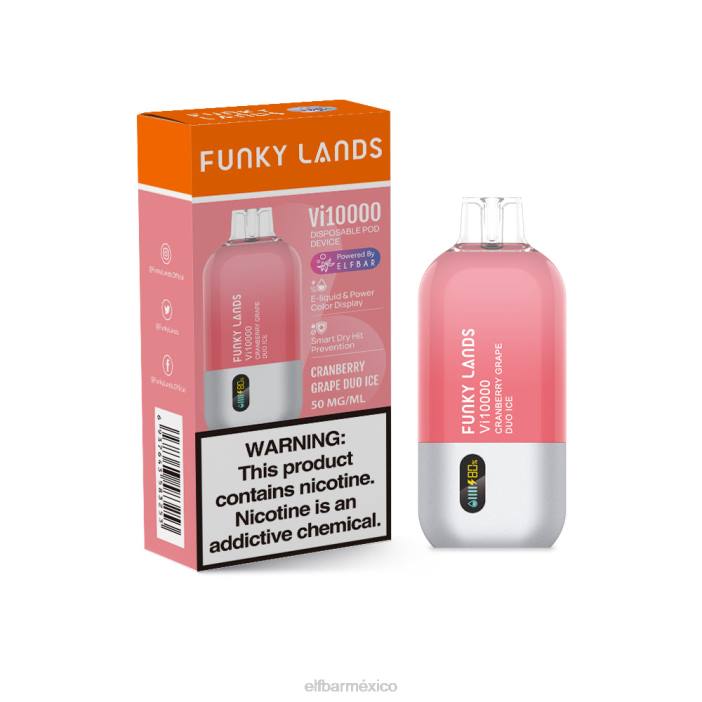 ELF BAR BC5000 Mexico funky lands mejor sabor vape desechable vi10000 serie uva J40L451 áloe uva