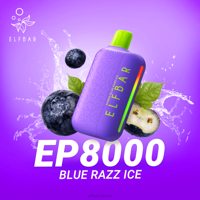 ELF BAR BC5000 Precio Mexico vape desechable nuevos soplos ep8000 J40L367 hielo azul