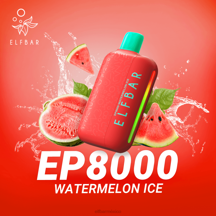 ELF BAR Mejores Sabores vape desechable nuevos soplos ep8000 J40L364 hielo de sandia