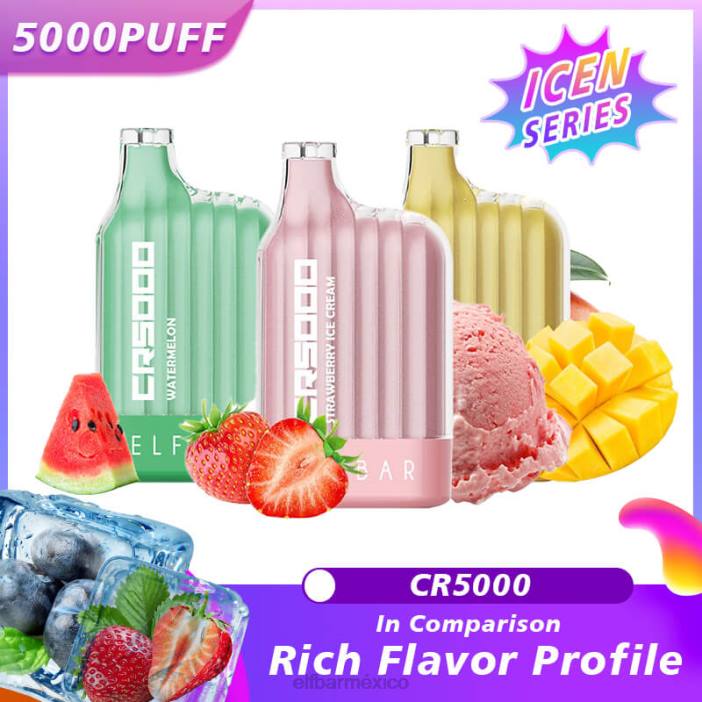 ELF BAR Sabores 4000 Serie de hielo vape cr5000 desechable de mejor sabor J40L322 hielo de durazno