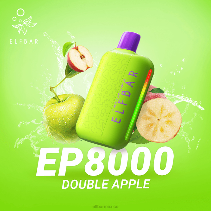 ELF BAR Sabores 4000 vape desechable nuevos soplos ep8000 J40L374 manzana doble