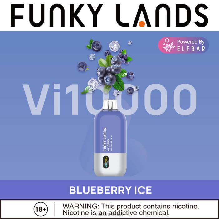 ELF BAR Sabores Mas Vendidos funky lands mejor sabor vape desechable vi10000 serie helada J40L453 hielo de arándanos