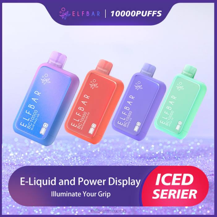 ELF BAR Sabores Serie de hielo vape bc10000 desechable con el mejor sabor J40L303 hielo azul