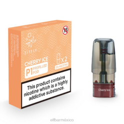 ELF BAR Mejores Sabores mate 500 p1 cápsulas precargadas - 20 mg (paquete de 2) J40L156 hielo de cereza