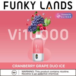 ELF BAR Sabores 10000 Funky Lands vape desechable vi10000 bocanadas J40L467 hielo dúo de uva y arándano