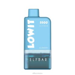 ELF BAR Sabores 10000 kit de cápsulas precargadas lowit 5500 2% nic J40L428 frambuesa azul