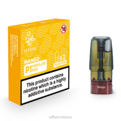 ELF BAR Sabores 4000 mate 500 p1 cápsulas precargadas - 20 mg (paquete de 2) J40L153 mango