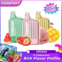 ELF BAR Sabores 4000 Serie de hielo vape cr5000 desechable de mejor sabor J40L322 hielo de durazno