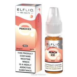 ELFBAR Mexico Sales de nic elfliq - hielo de melocotón - 10ml-5mg J40L184