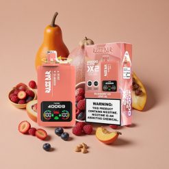 Razz Bar 40000 Puffs Amor 66 Azul Helado Arándano Pantalla de Potencia