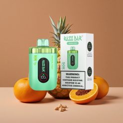Razz Bar 50K Puffs Vape Desechable Frutas Tropicales Recargable Tipo-C