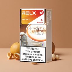 Relx Pod Pro 2 600 Puffs Avellana Latte 3% Nicotina
