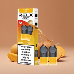 Relx Pod Pro 2 600 Puffs Dispositivo de Vapeo Mango Helado 1.9ml