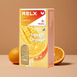 Relx Pod Pro 2 600 Puffs Dispositivo de Vapeo Mango Naranja