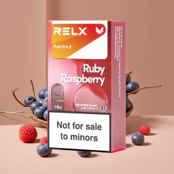 Relx Pod Pro 2 600 Puffs Frambuesa Azul Modo Eco (5.5W)