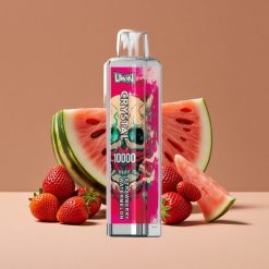 Uwin Crystal 10000 Puffs Desechable Fresa Sandía con Luces RGB