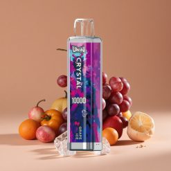 Uwin Crystal 10000 Puffs Desechable Uva Hielo con Luces RGB