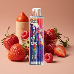 Uwin Crystal 10000 Puffs Vape Desechable Fresa Frambuesa Cereza RGB