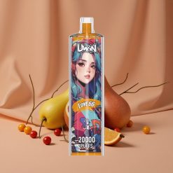 Uwin Shisha Hookah Crystal 20000 Puffs Amor 66 Recargable 650 mAh