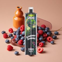 Uwin Shisha Hookah Crystal 20000 Puffs Arándano Frambuesa 22ml