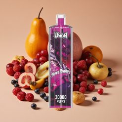 Uwin Shisha Hookah Crystal 20000 Puffs Arándanos Mixtos 22ml