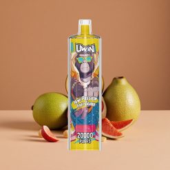 Uwin Shisha Hookah Crystal 20000 Puffs Kiwi Maracuyá Guayaba 22ml