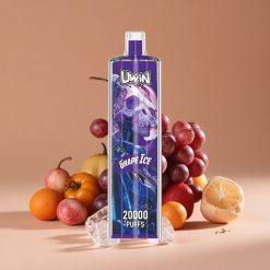 Uwin Shisha Hookah Crystal 20000 Puffs Uva Hielo Capacidad 22ml