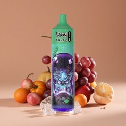 Uwin Tornado 35K Música Desechable Uva Hielo con Batería Recargable 600mAh