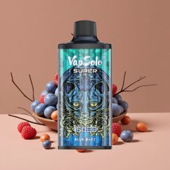 Vapsolo Super 15000 Puffs Vape Desechable Azul Frambuesa 40ml