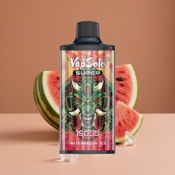 Vapsolo Super 15000 Puffs Vape Desechable Sandía Hielo con 40ml de Líquido