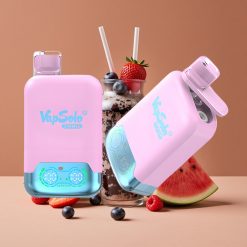 Vapsolo Twins 20000 Puffs Negro Hielo Dragón Fresa & Frambuesa Sandía con 40ml