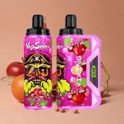 VapSolo VIKING 12000 Puffs Cereza Efervescente Vape Desechable con 22ml