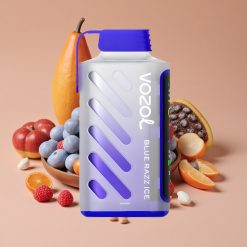 VOZOL Gear Power 20000 Puffs Vape Desechable Blue Razz Ice Pantalla Completa