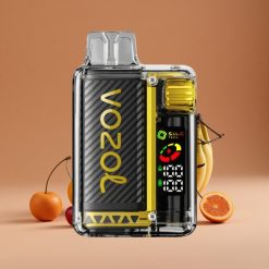VOZOL Vista 20000 Puffs Vape Desechable Fruta del Dragón Plátano Cereza Pantalla OLED